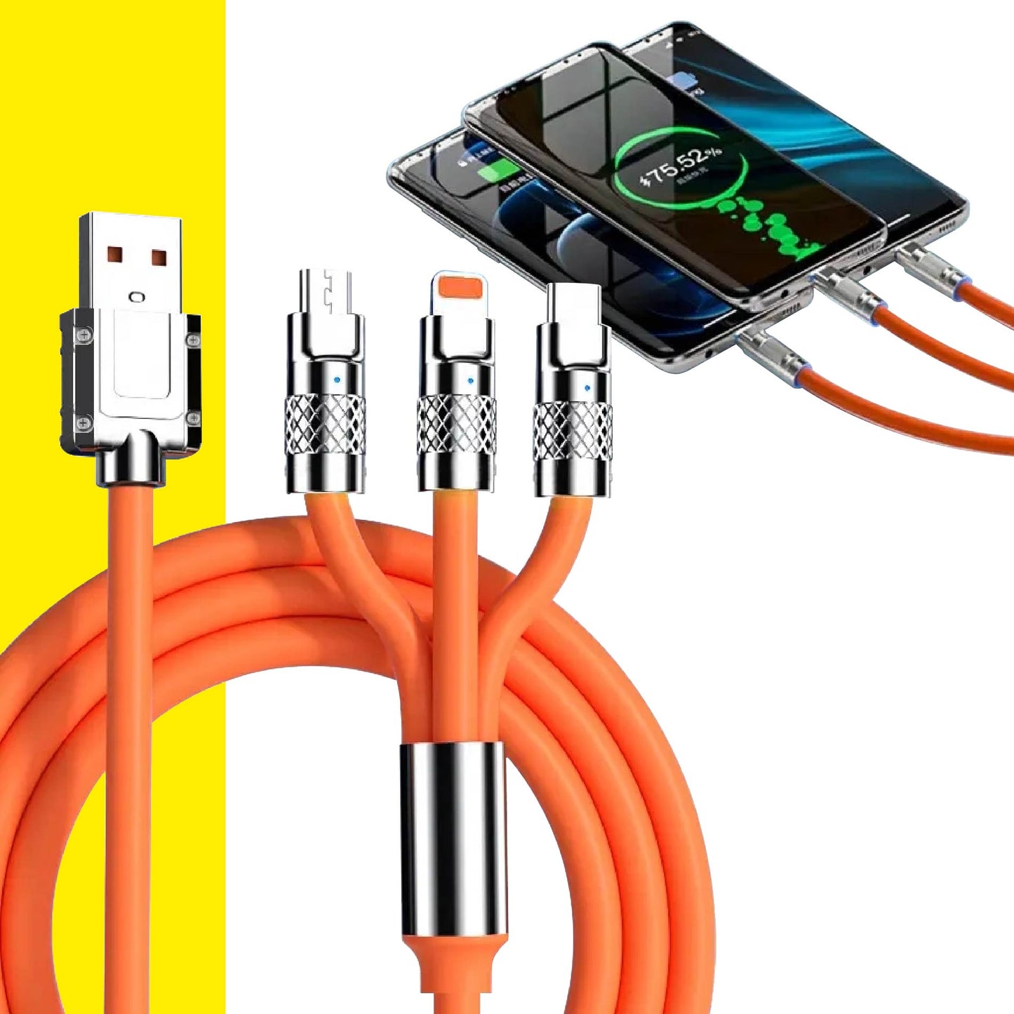 Cable 3 en 1 + ENVIO GRATIS 🎁