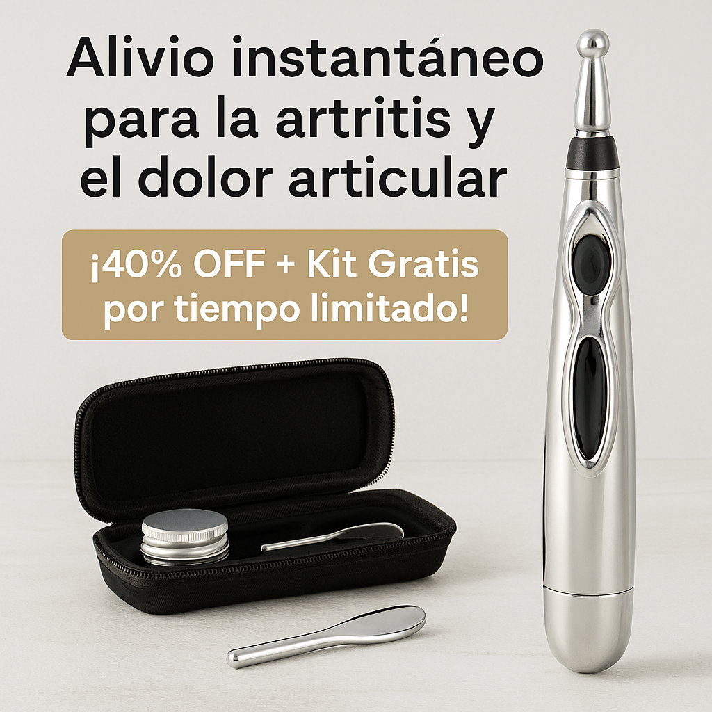 Lapicero de masaje y acupuntura ArtiMove® - alivio de artritis (40% OFF + Kit + eBook GRATIS 🎁)