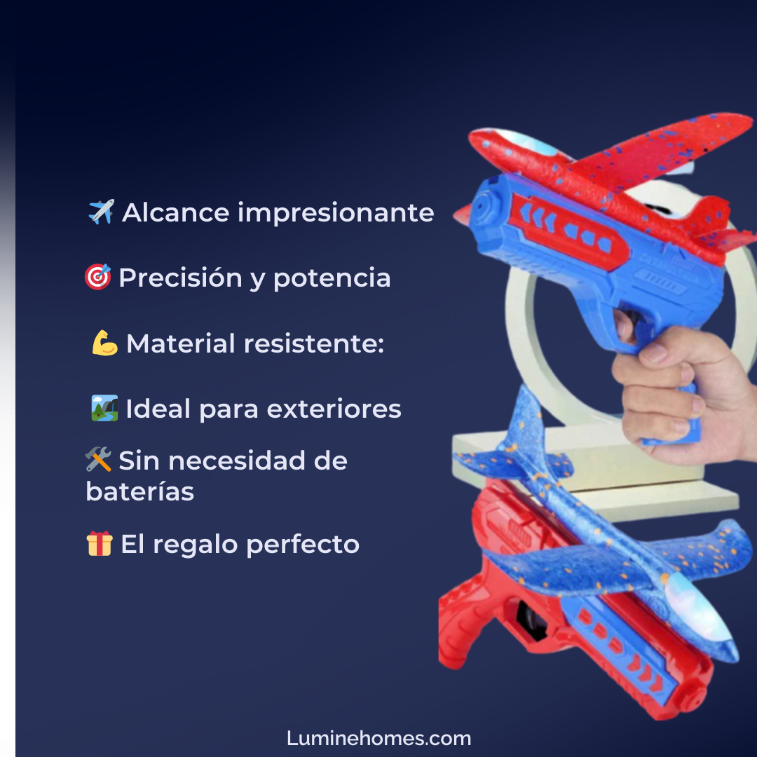 NUEVO JUGUETE AEROLANZADOR ® 2 EN 1 + ENVÍO GRATIS