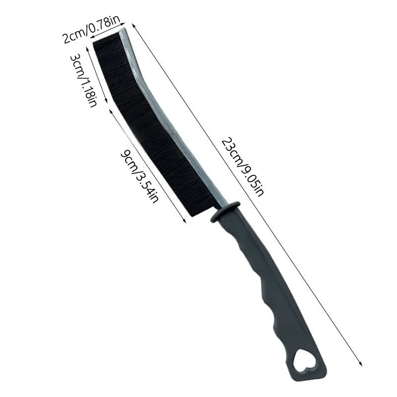 Cepillo de cerdas duras para limpiar grietas - x 2 piezas