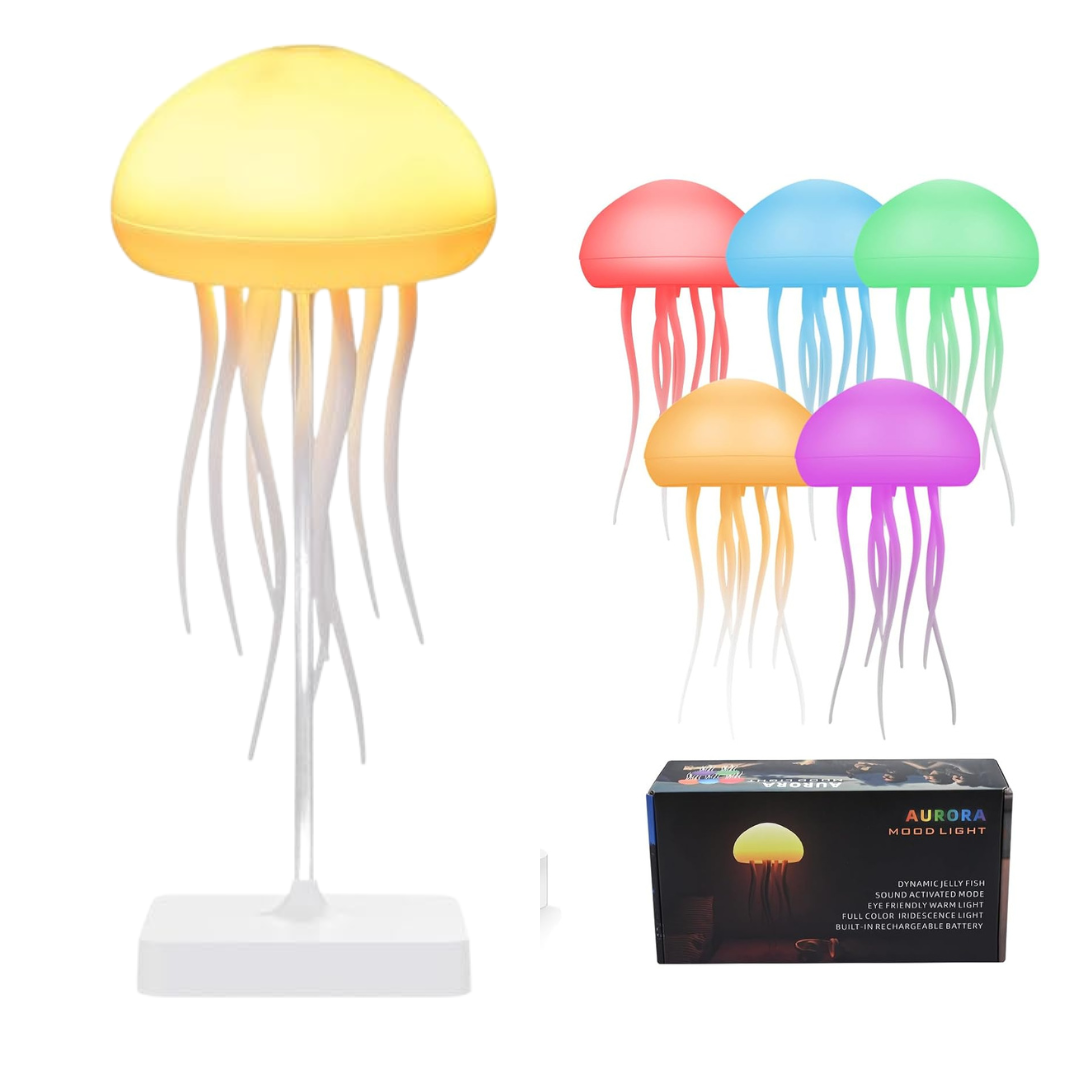 Lámpara medusa decorativa y relajante + ENVIO GRATIS 🎁
