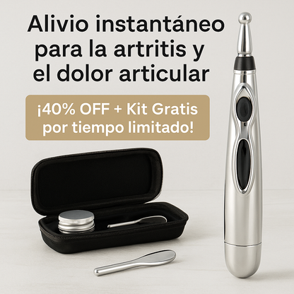 Lapicero de masaje y acupuntura ArtiMove® - alivio de artritis (40% OFF + Kit + eBook GRATIS 🎁)