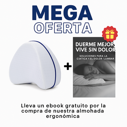 DELUXE ERGOSONO ™ ALMOHADA ERGONÓMICA Y ORTOPÉDICA: Previene dolores lumbares y cervicales