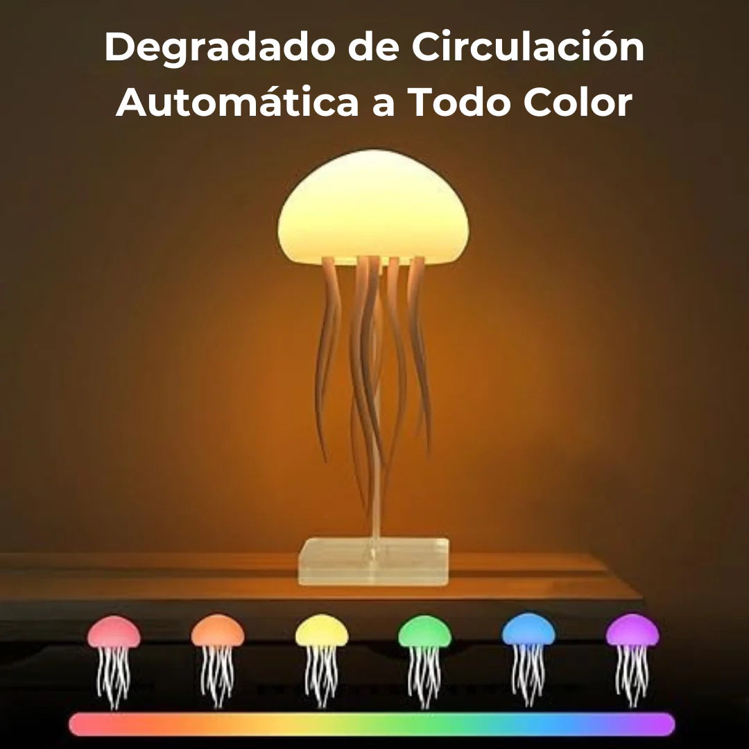 Lámpara medusa decorativa y relajante + ENVIO GRATIS 🎁